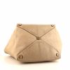 Prada shopping bag in beige leather - Detail D4 thumbnail