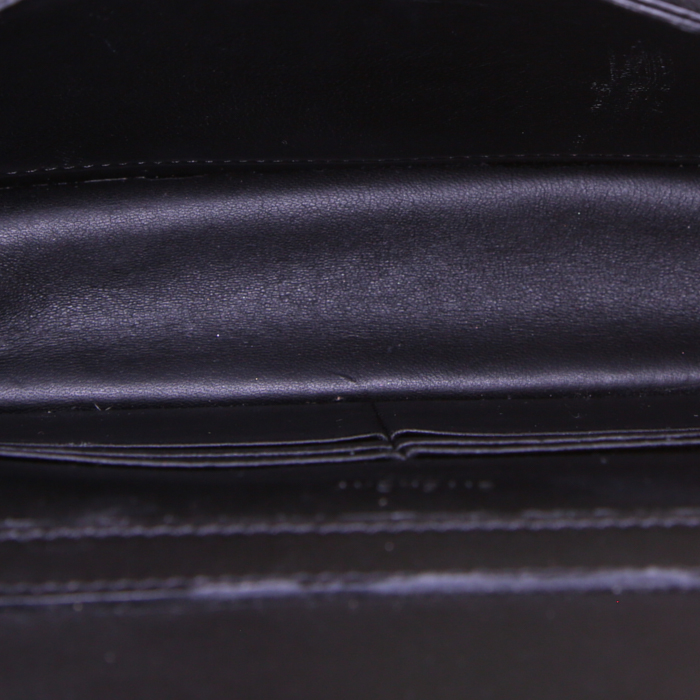 Givenchy shoulder bag in black, gold and red suede - Detail D2