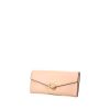 Fendi Kan I continental wallet in varnished pink leather - 00pp thumbnail