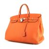 Hermes Birkin 40 cm handbag in orange togo leather - 00pp thumbnail