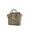 Céline Luggage Nano shoulder bag in grey leather - 00pp thumbnail