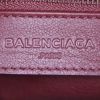 Bolso de mano Balenciaga Classic City First Blackout modelo pequeño en cuero color burdeos - Detail D4 thumbnail