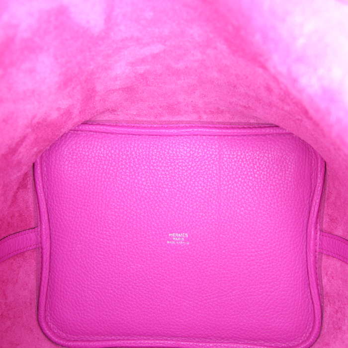 Borsa Hermes Picotin modello medio in pelle togo - Detail D2