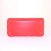 Dior Lady Dior medium model handbag in red leather cannage - Detail D5 thumbnail