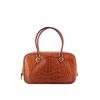 Hermes Plume Elan handbag in brown alligator - 360 thumbnail