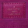 Louis Vuitton Kimono shopping bag in varnished pink leather and brown monogram canvas - Detail D3 thumbnail