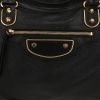 Balenciaga  Metallic Edge handbag  in black leather - Detail D1 thumbnail