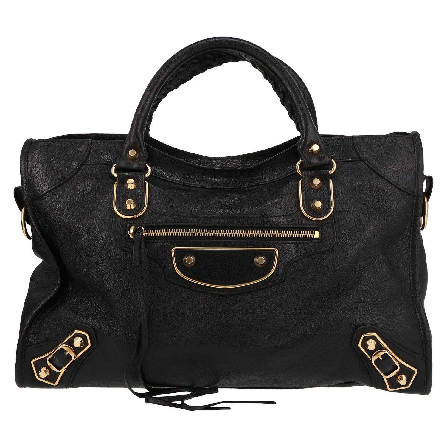 Borsa Balenciaga  Metallic Edge in pelle nera - Detail D2