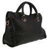 Balenciaga  Metallic Edge handbag  in black leather - Detail D6 thumbnail