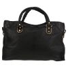 Balenciaga  Metallic Edge handbag  in black leather - Detail D7 thumbnail