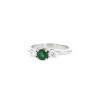 Tiffany & Co ring in platinium,  yellow gold and emerald and in diamonds - 00pp thumbnail