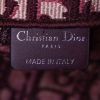 Sac bandoulière Dior Diorcamp en toile monogram Oblique bordeaux - Detail D3 thumbnail