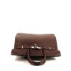 Hermes Haut à Courroies weekend bag in brown ostrich leather - 360 Front thumbnail
