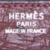 Bolso de fin de semana Hermes Haut à Courroies en avestruz marrón - Detail D3 thumbnail