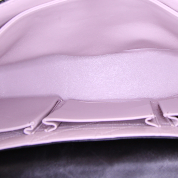 Borsa da spalla o a mano Dior Miss Dior in pelle trapuntata nera cannage - Detail D2