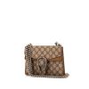 Gucci Dionysus small model bag worn on the shoulder or carried in the hand in beige monogram canvas and beige suede - 00pp thumbnail