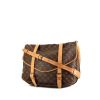Bolso bandolera Louis Vuitton Saumur talla XL en lona Monogram revestida marrón y cuero natural - 00pp thumbnail