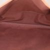 Louis Vuitton Saumur size XL shoulder bag in brown monogram canvas and natural leather - Detail D3 thumbnail