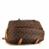 Louis Vuitton Saumur size XL shoulder bag in brown monogram canvas and natural leather - Detail D5 thumbnail