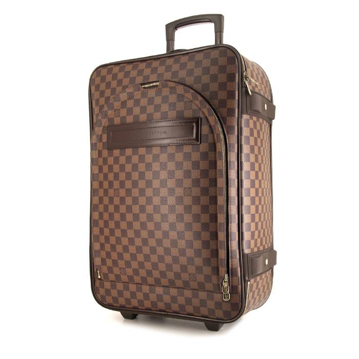 Louis Vuitton LV Pegase Leger 55 travel case Brown Leather ref