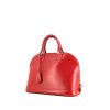 Louis Vuitton Alma small model handbag in red Rubis epi leather and natural leather - 00pp thumbnail
