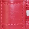 Borsa Louis Vuitton Alma modello piccolo in pelle Epi rosso Rubis e pelle naturale - Detail D3 thumbnail