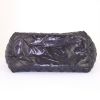 Chanel Coco Cocoon handbag in black quilted canvas and black leather - Detail D4 thumbnail