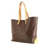 Shopping bag Louis Vuitton Alto in tela monogram cerata marrone e pelle naturale - 00pp thumbnail