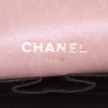 Chanel Timeless Classic bag worn on the shoulder or carried in the hand in beige quilted leather - Detail D4 thumbnail