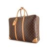 Bolsa de viaje Louis Vuitton Sirius 55 en lona Monogram revestida marrón y cuero natural - 00pp thumbnail