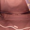 Borsa da viaggio Louis Vuitton Sirius 55 in tela monogram cerata marrone e pelle naturale - Detail D2 thumbnail