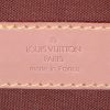 Borsa da viaggio Louis Vuitton Sirius 55 in tela monogram cerata marrone e pelle naturale - Detail D3 thumbnail