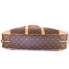 Louis Vuitton Sirius 55 travel bag in brown monogram canvas and natural leather - Detail D4 thumbnail