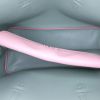 Prada Double shopping bag in pink leather saffiano - Detail D3 thumbnail