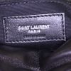 Saint Laurent Loulou small model shoulder bag in black chevron quilted leather - Detail D4 thumbnail