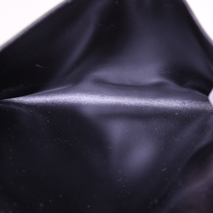 Pochette Hermes Rio en cuir box noir - Detail D2