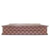 Borsa portadocumenti Louis Vuitton Altona in tela cerata con motivo a scacchi ebano e pelle lucida ebana - Detail D4 thumbnail