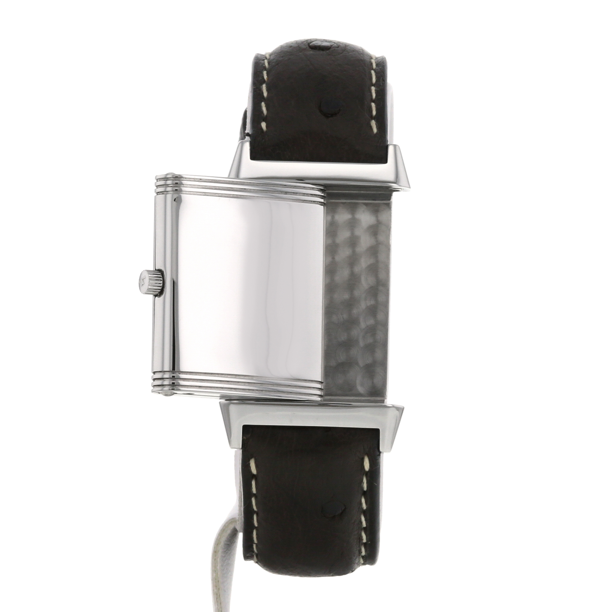 Jaeger-LeCoultre Reverso-Classic watch in stainless steel Ref: 250.8.08 Circa 2000 - Detail D1