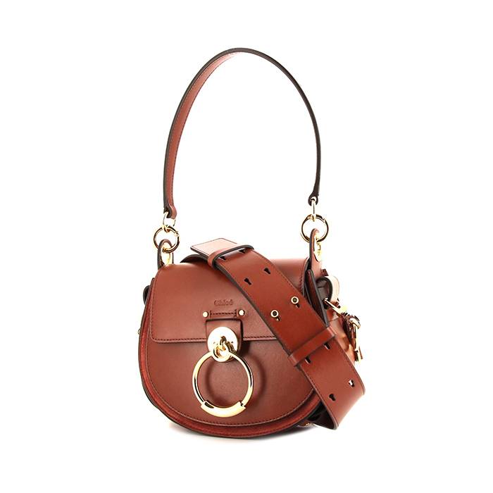 woman chloe bags tess leather shoulder bag