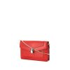 Bulgari Serpenti shoulder bag in red leather - 00pp thumbnail