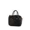 Balenciaga Blanket Square small model shoulder bag in black quilted leather - 00pp thumbnail