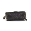 Borsa a tracolla Balenciaga Blanket Square modello piccolo in pelle trapuntata nera a fiori - Detail D5 thumbnail