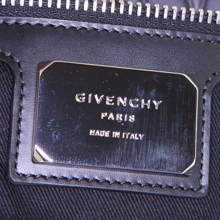 Bolso de fin de semana en cuero negro - Detail D3