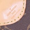 Louis Vuitton Horizon 50 suitcase in brown monogram canvas and natural leather - Detail D3 thumbnail