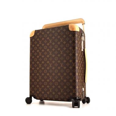Valigia Louis Vuitton Horizon 50 in tela monogram marrone e pelle naturale