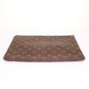 Louis Vuitton Vintage pouch in brown monogram canvas and natural leather - Detail D4 thumbnail