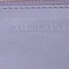 Shopping bag Balenciaga Bazar shopper in pelle grigia - Detail D4 thumbnail