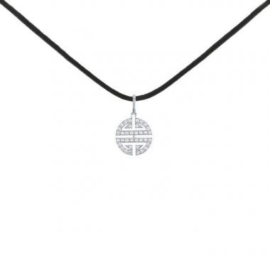 Colgante Cartier Longevity en oro blanco y diamantes