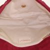 Chanel Baguette handbag in burgundy quilted leather - Detail D3 thumbnail