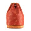 Zaino Louis Vuitton America's Cup in tela monogram cerata arancione e pelle naturale - 360 thumbnail